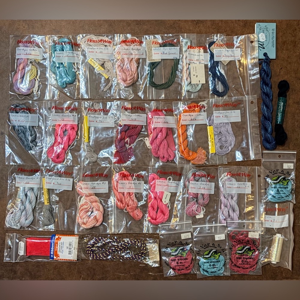 150- Assorted Embroidery Floss and Yarn Collection - Picture 6 of 15